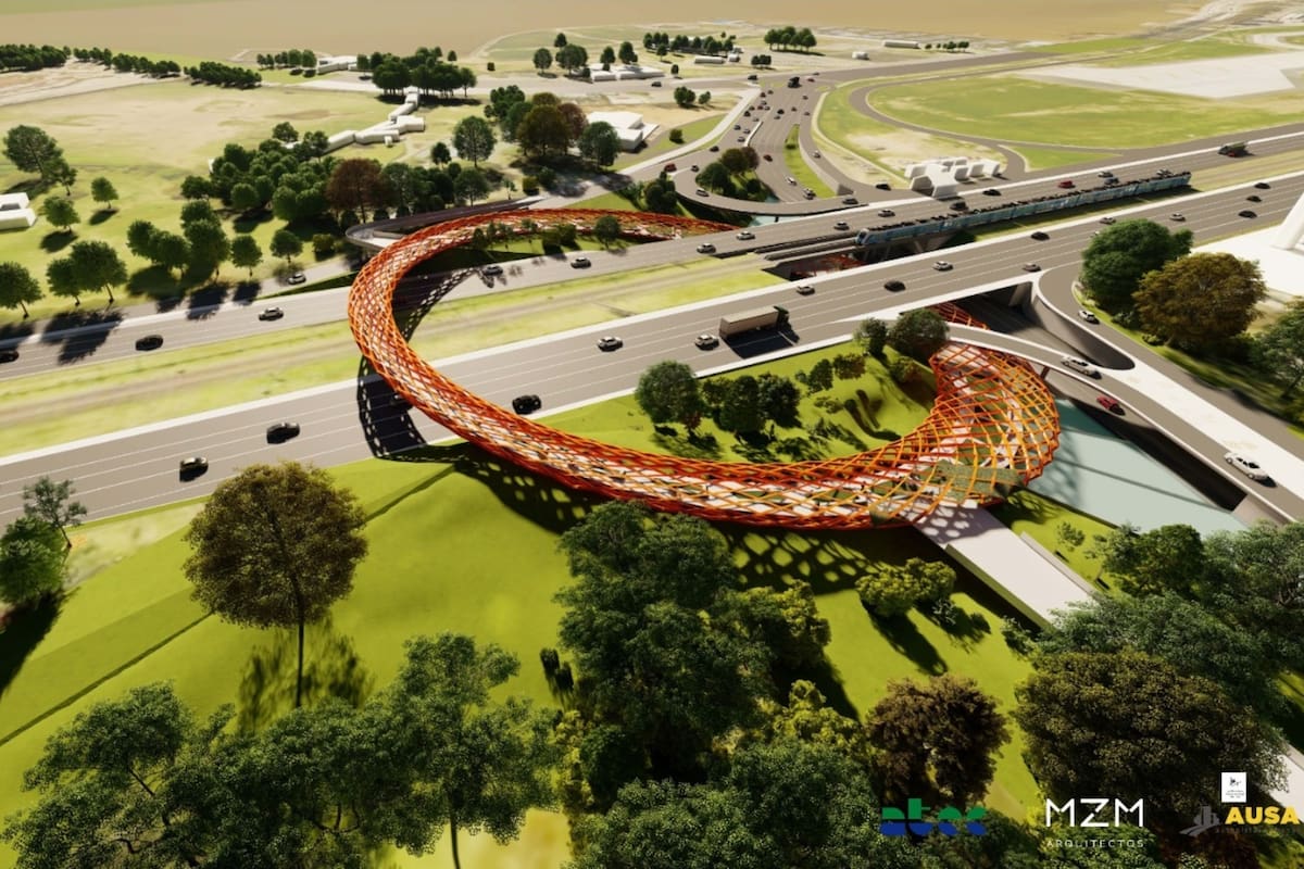 La obra del "anillo Pampa" que comenzará su construcción esta semana.