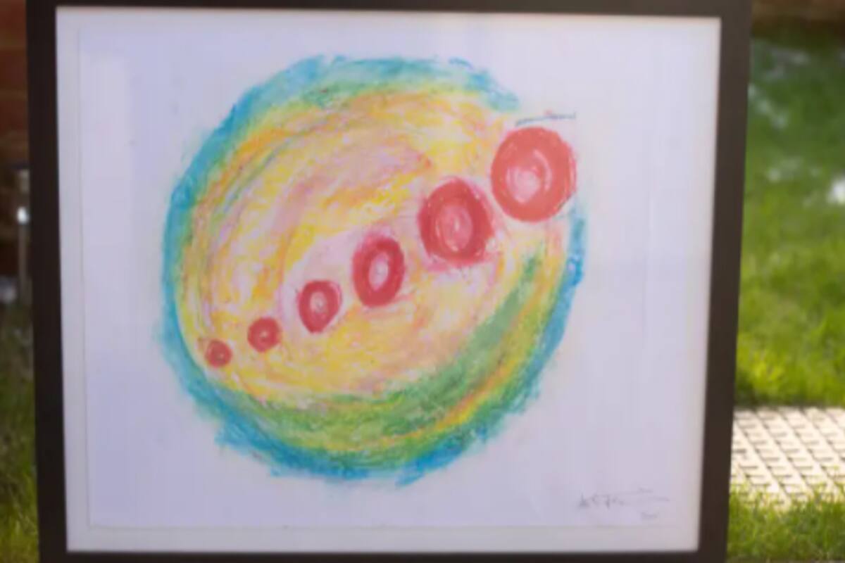 La obra fue cotizada por el mismo autor en 10.000 libras. Fuente: SWNS