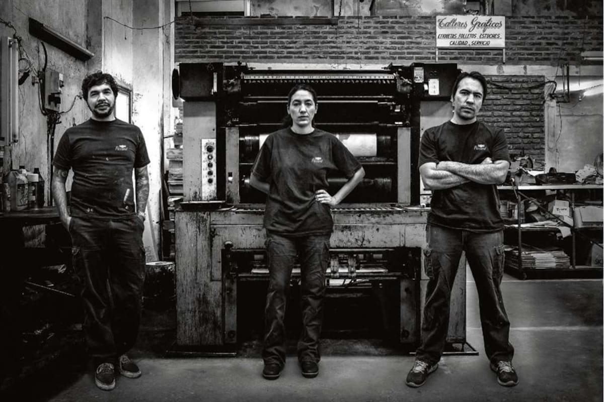 La obra homenajea el oficio de imprentero