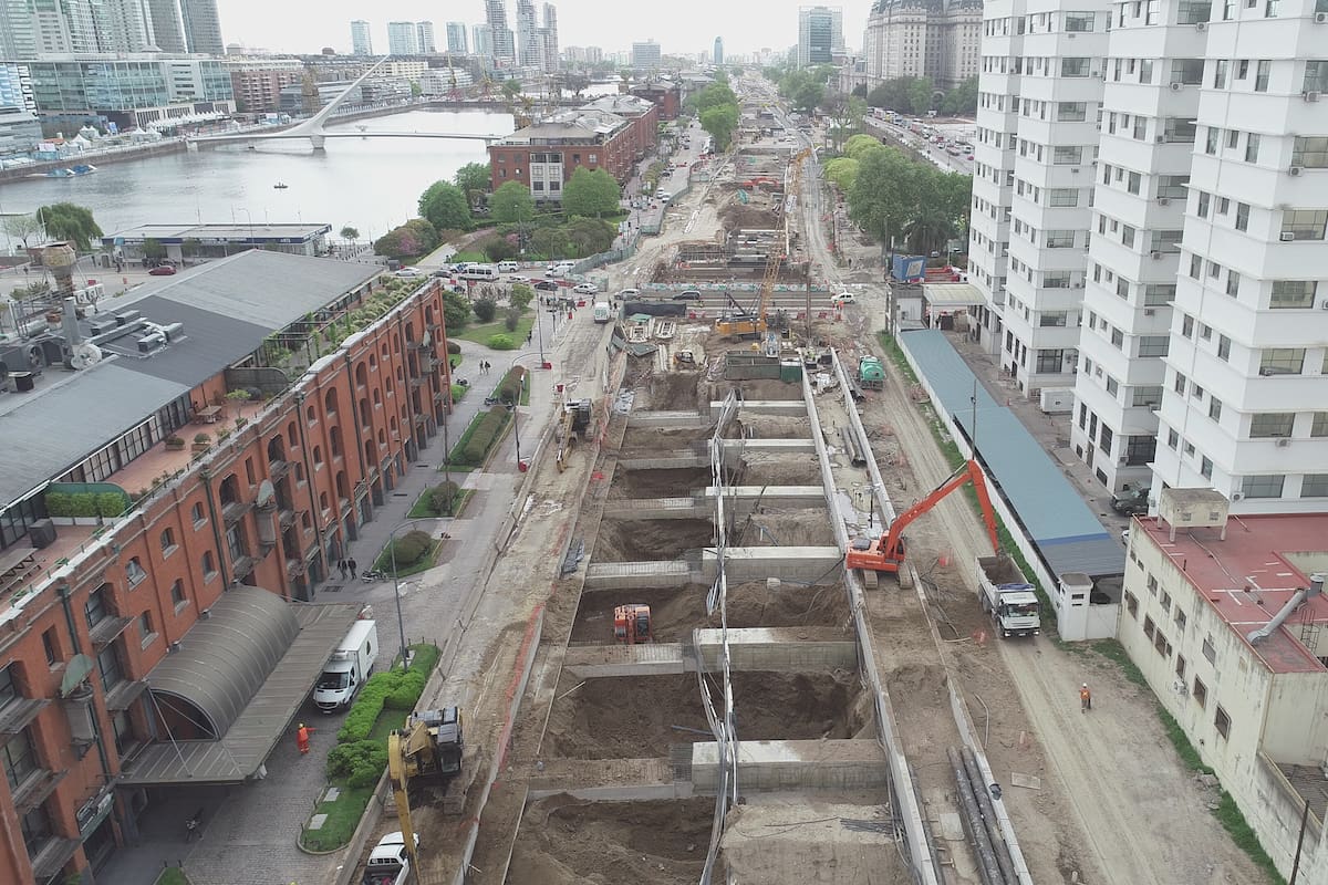 La obra integrará Puerto Madero a la ciudad