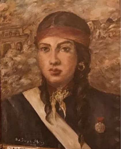 La obra “La Tucumanesa”, creada por Beatriz Söhn de Miles, actualmente fue donada al gobierno tucumano