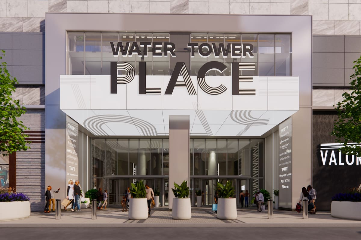 La obra millonaria que transformará el Water Tower Place de Chicago