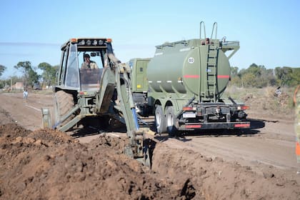 La obra que iniciaron los oficiales del Ejército quedó inconclusa por falta de financiación.