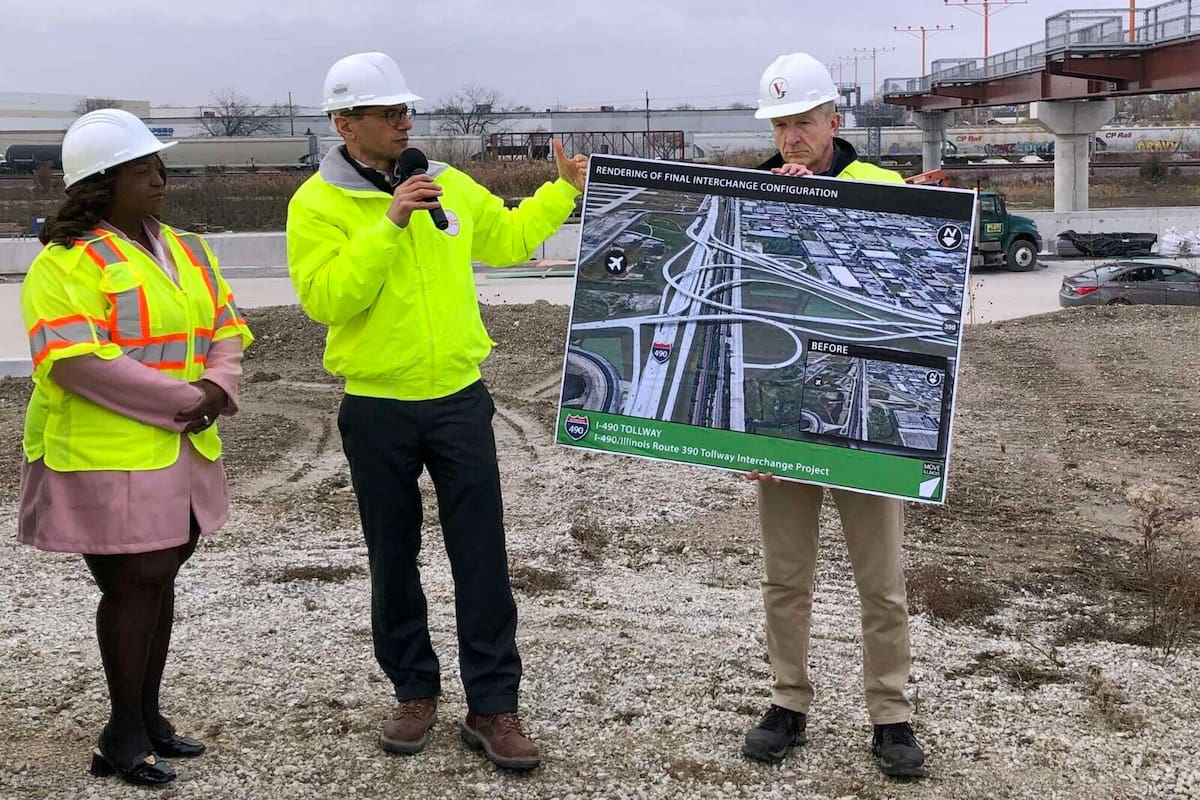 La obra será de gran impacto tecnológico en Illinois (Illinois Tollway)