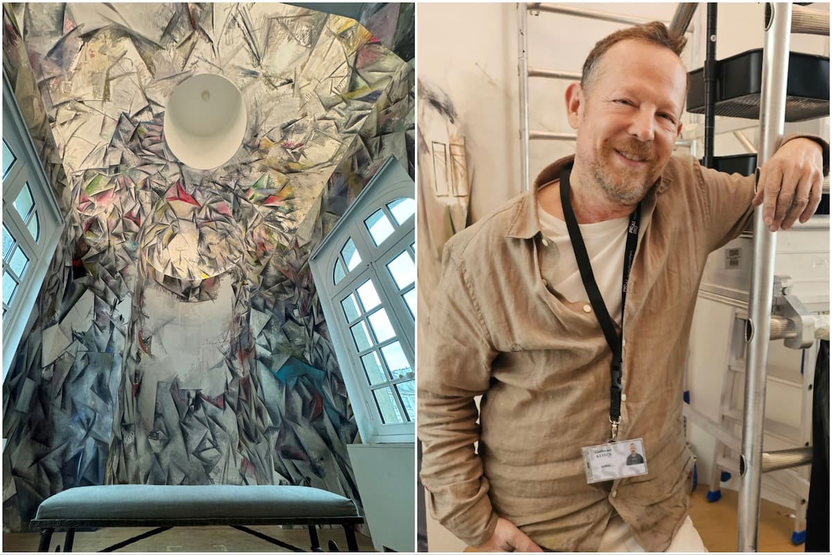 La obra y el artista: los murales que Guillermo Kuitca pintó en París