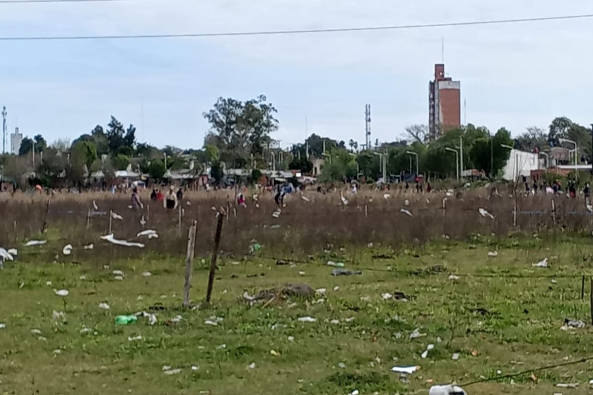 La ocupación afecta a un establecimiento ligado a la ganadería. Foto: redes sociales y productores de la zona