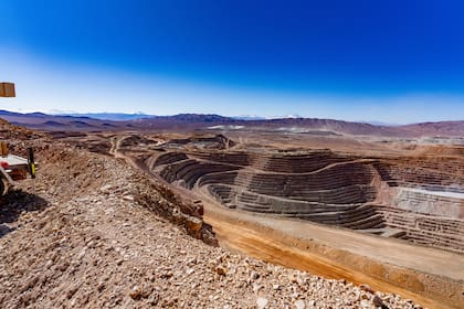 La oferta de cobre está concentrada en Chile (foto mina Escondida), la República Democrática del Congo y Perú
