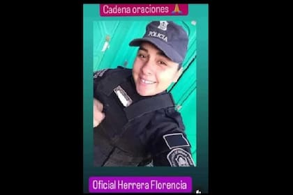 La oficial Florencia Herrera, gravemente herida en un operativo en Moreno