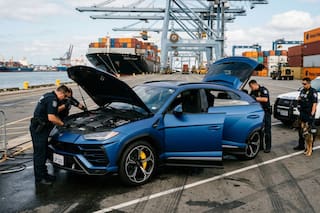 La CBP interceptó un Lamborghini entre 307 autos robados