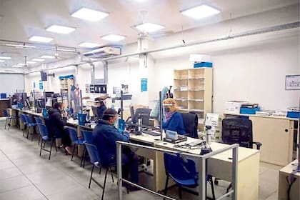 La oficina de la Anses en San Rafael, Mendoza, es una de las que abrió en el interior del país