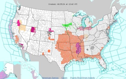 La ola de calor continúa azotando a distintos estados de EE.UU.