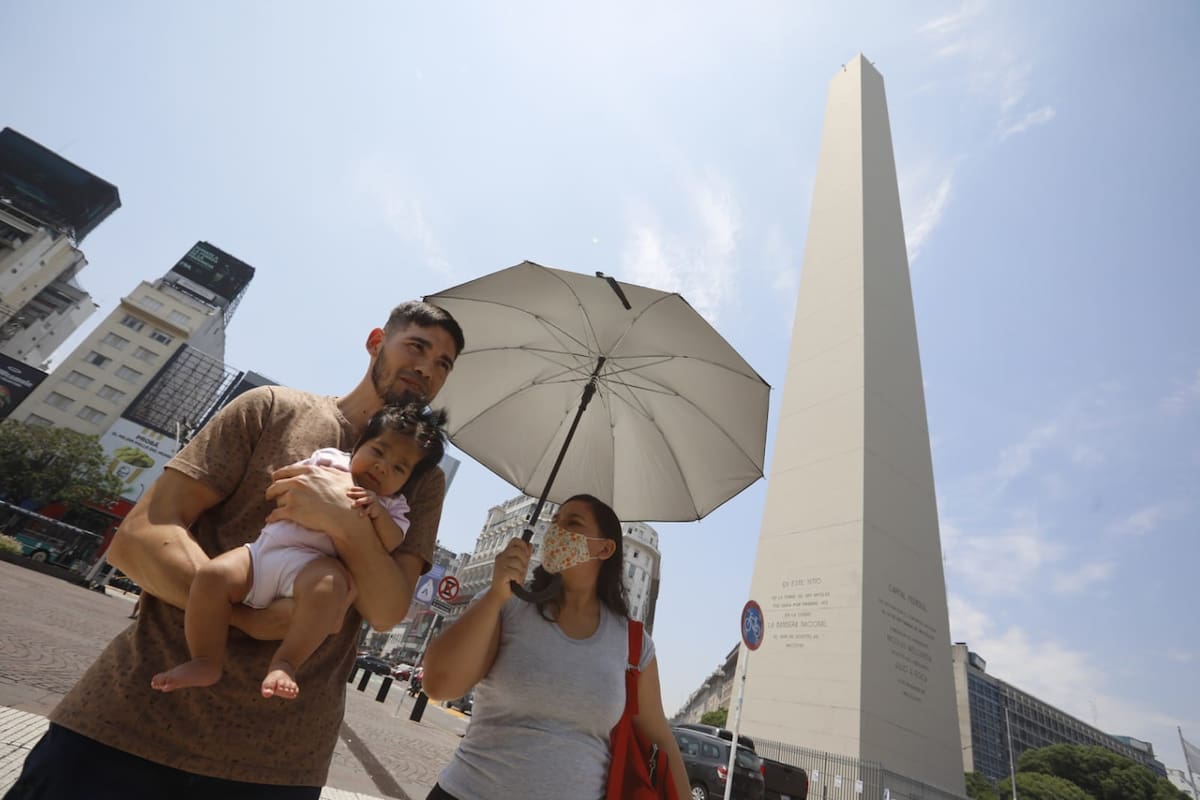 La ola de calor en la Ciudad Autónoma de Buenos Aires se extiende en este lunes 6 de marzo