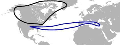 La Operación Chrome Dome mantenía bombarderos estadounidenses con armamento nuclear en el aire durante la Guerra Fría en estas rutas (La Constante de Planck)