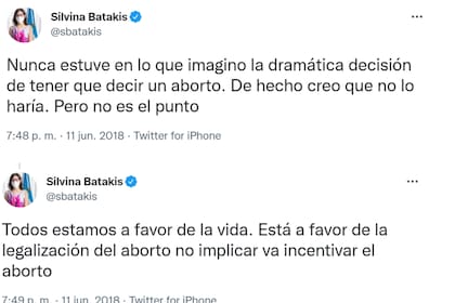 La opinión de Silvina Batakis sobre el aborto