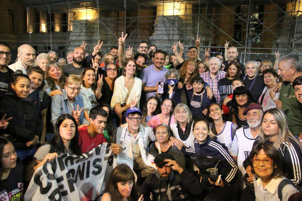 La organización de Larroque, La Patria es el Otro, se sumó a un ayuno de siete días para pedir la renuncia de los jueces de la Corte Suprema