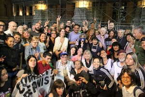 La organización de Larroque, La Patria es el Otro, se sumó a un ayuno de siete días para pedir la renuncia de los jueces de la Corte Suprema