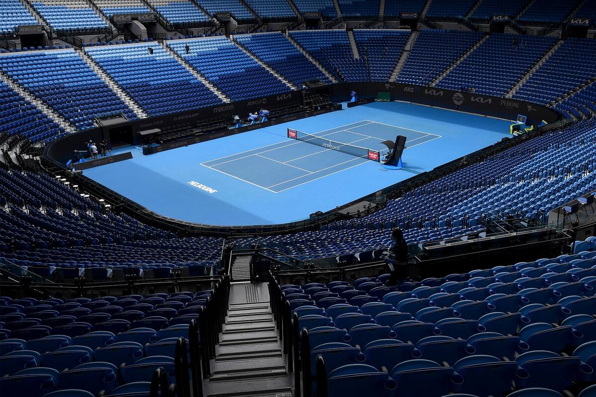 La organización del Australian Open, espera retomar la competencia a partir del lunes