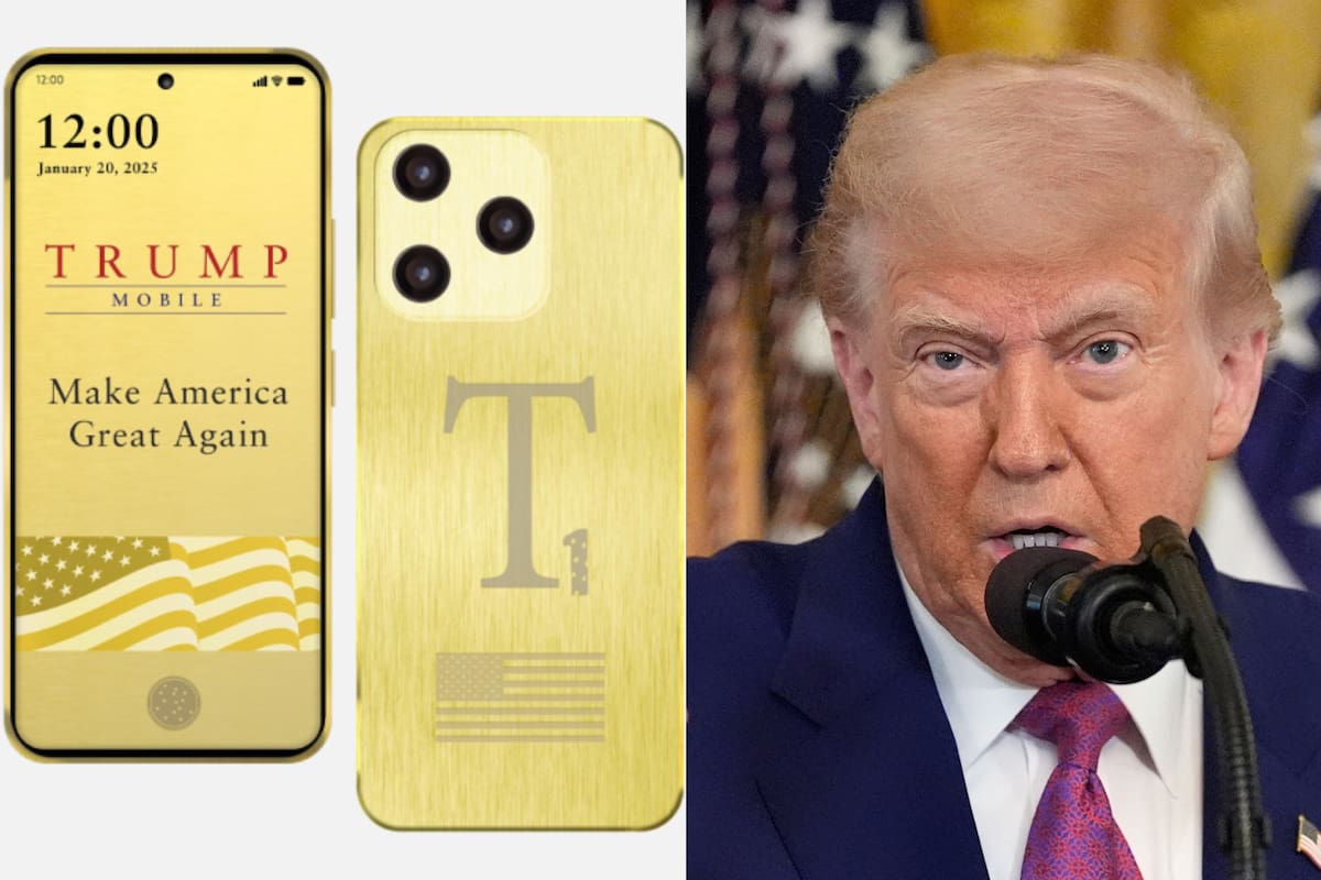 La Organización Trump presentó un nuevo celular color dorado y un sistema móvil en 2025: todavía nadie lo tiene