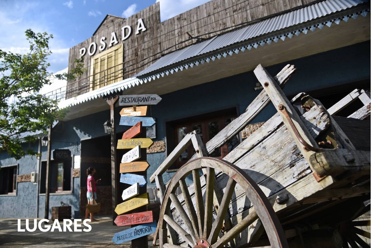 La original posada en el pueblo de 3.500 habitantes.