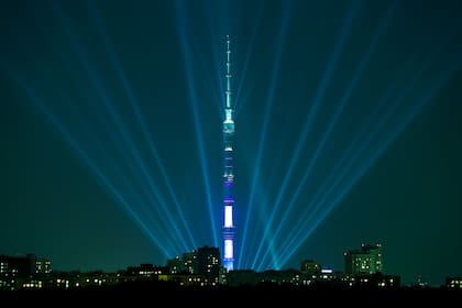 La Ostankinskaya telebashnya de Moscú tiene 540 metros