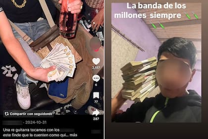 La ostentación de los ladrones en las redes sociales