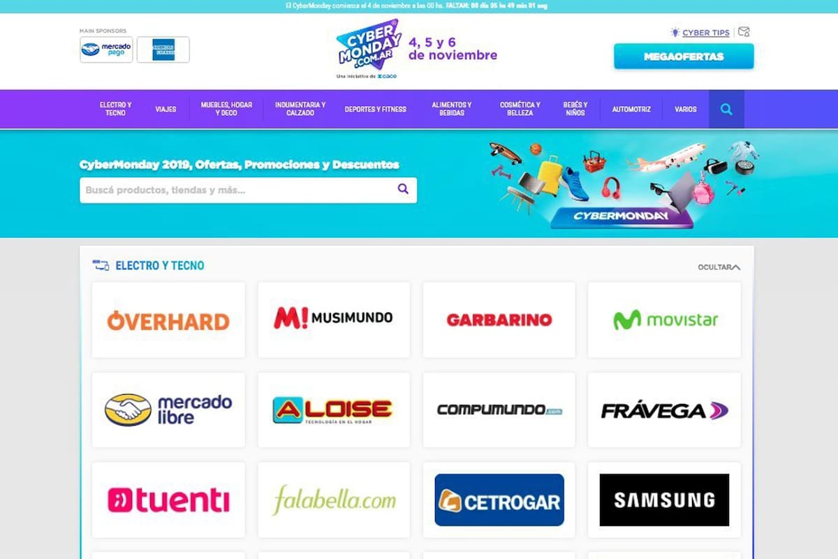 La página de las promociones ya estaba abierta ayer