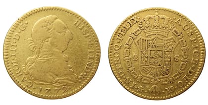 La palabra dabloon (doblón) se remonta a la España del siglo XVI (Foto: Wikimedia Commons)