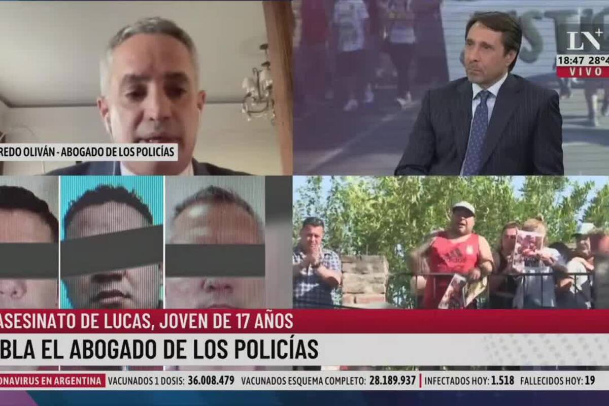 La palabra de Alfredo Oliván, abogado de los policías acusados por la muerte de Lucas González