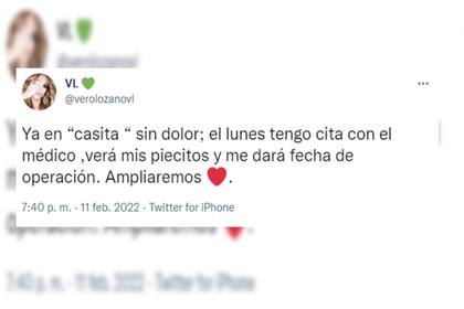 La palabra de la conductora (Foto Twitter @verolozanovl)