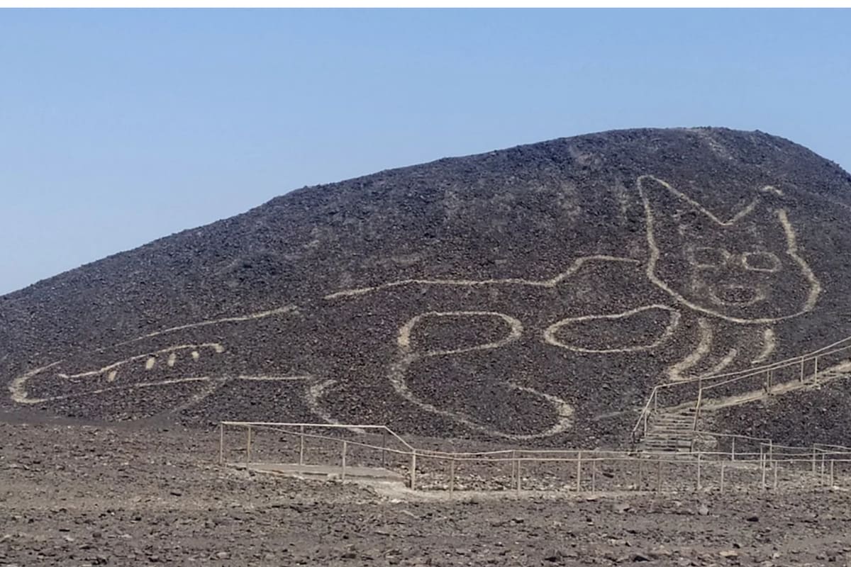 La Pampa de Nazca, hogar de los famosos geoglifos que forman parte del listado de Patrimonio Mundial de la Unesco desde 1994