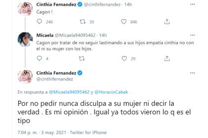 La panelista contó por qué utilizó ese calificativo
