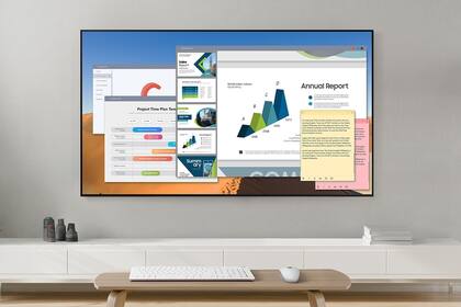 La pantalla 8K del Q800T puede usarse también como monitor, o para conectar las nuevas consolas de videojuegos, que aprovecharán su máxima resolución