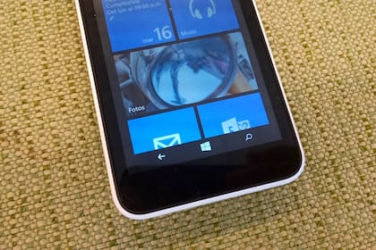 La pantalla de 4 pulgadas del Lumia 530 tiene botones virtuales