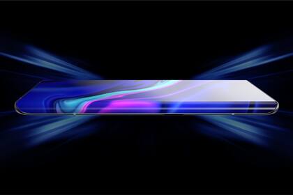 La pantalla del Vivo Apex 2020 cubre ambos laterales