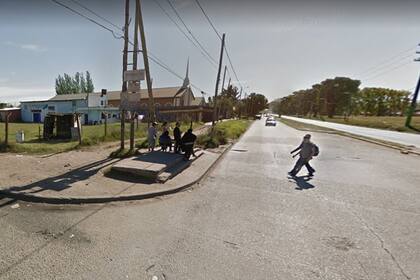 La parada de colectivo donde fue asesinado el agente de la Policía Federal