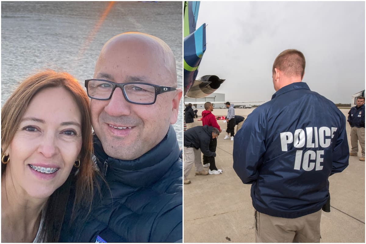 La pareja colombiana fue deportada a su país natal luego de vivir en California por más de tres décadas