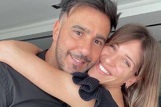 Maca Rinaldi mostró la construcción de su casa con Hoppe y un detalle se robó todas las miradas