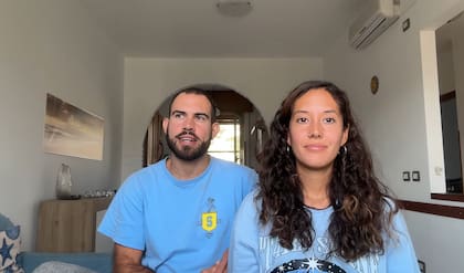 La pareja de argentinos contó que por seis horas en un hotel ganaron 1750 euros al mes