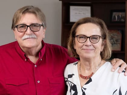 La pareja de arqueólogos, Arlen y Diane Chase, a cargo del Proyecto Arqueológico Caracol