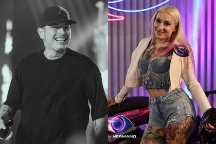 La pareja de Chyno Agostini y La Tana
