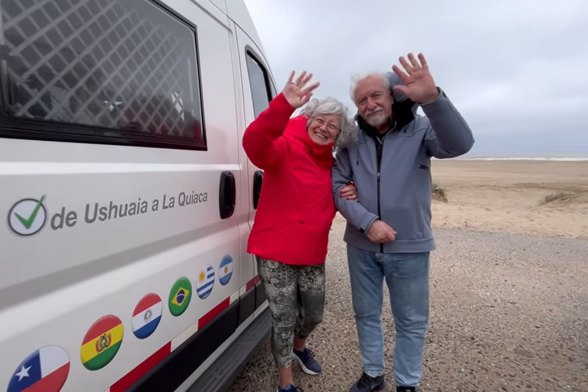 La pareja de jubilados que recorrió Sudamérica en un motorhome