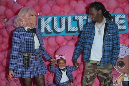 La pareja de raperos festejó los dos años de Kulture con una lujosa fiesta