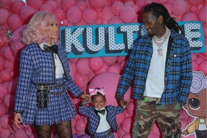 La pareja de raperos festejó los dos años de Kulture con una lujosa fiesta