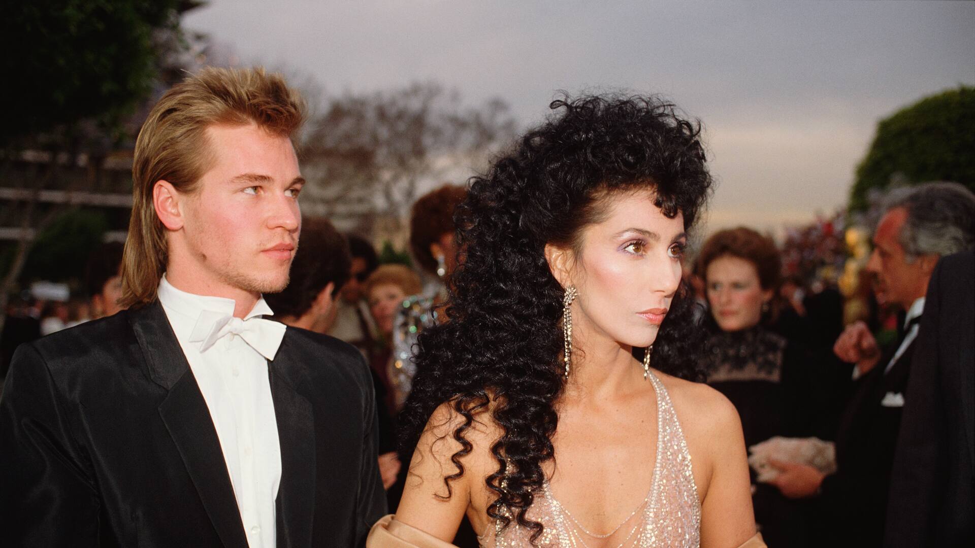 La pareja, en la entrega de los Oscar de 1983