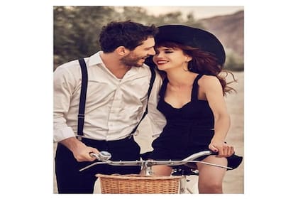 La pareja, en una foto publicitaria de la marca de ropa de la actriz, del pasado mes de octubre