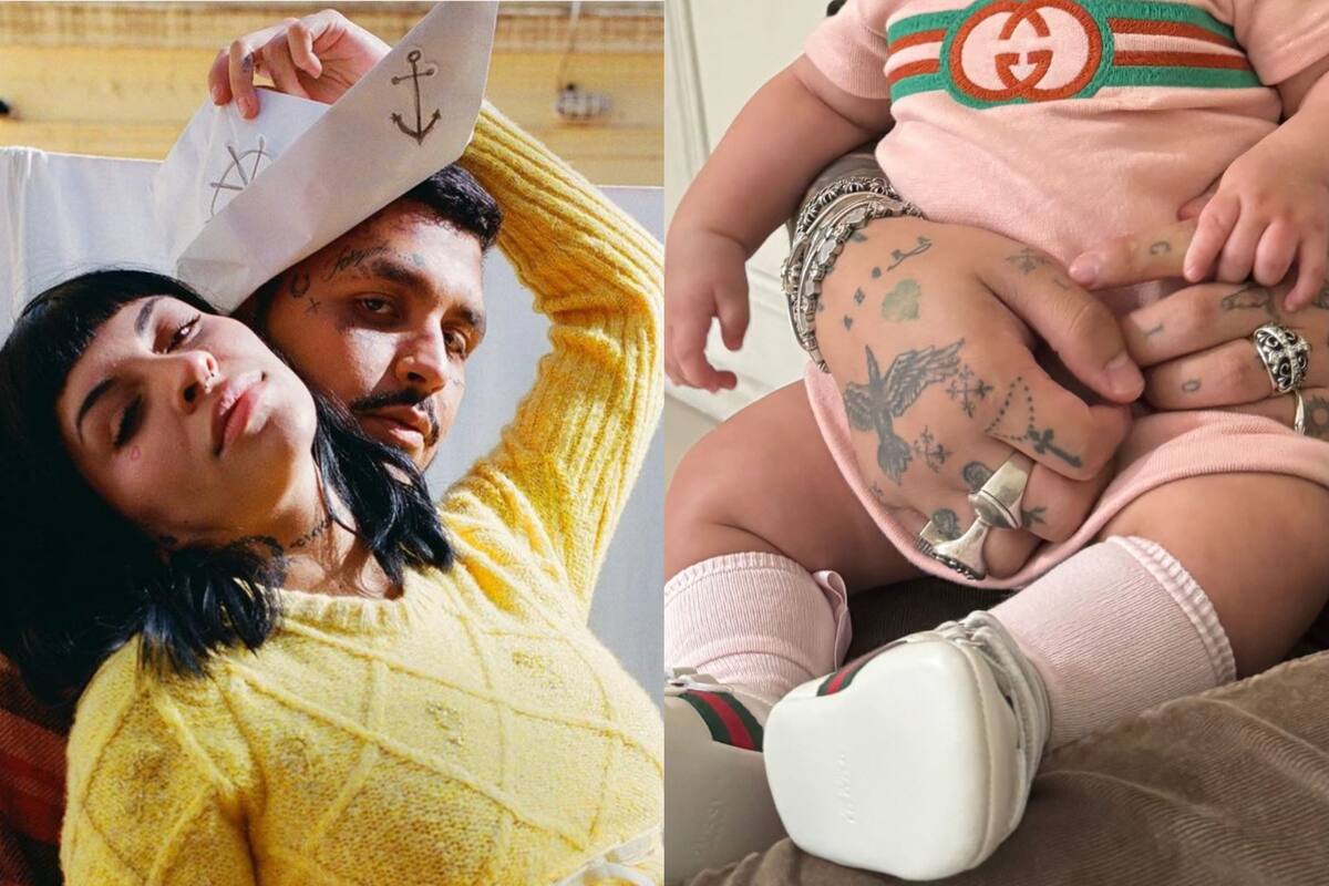 La pareja evitaba, a toda costa, publicar la carita de su bebé