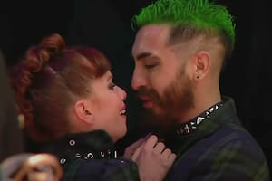 La pareja ganadora de la categoría Tango Escenario, Yanina Muzyka y Emmanuel Casal