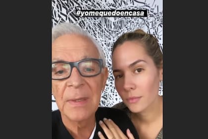 La pareja publicó el mismo video en sus cuentas de Instagram.