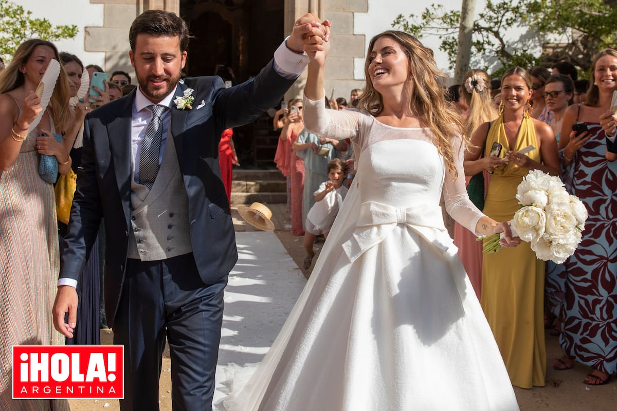 La pareja, que se conoció en Barcelona hace menos de cuatro años, decidió sellar su amor en un escenario de ensueño.