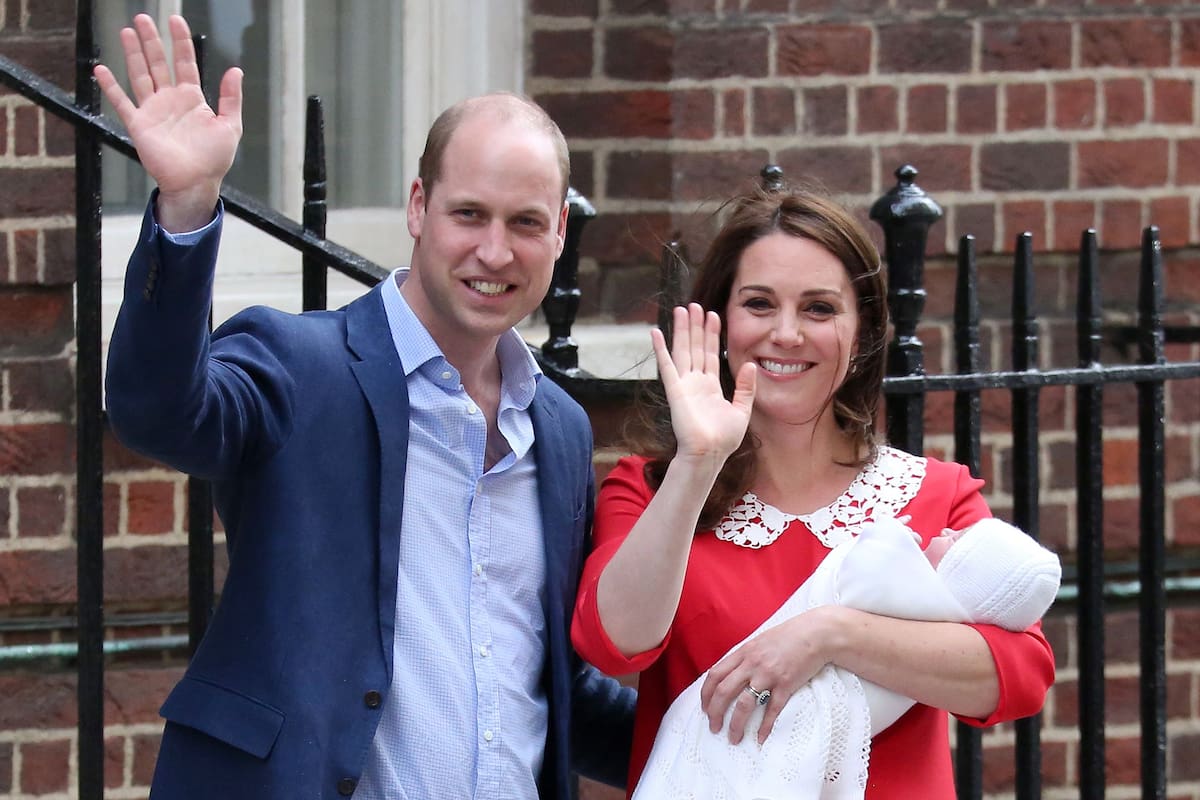 La pareja real, feliz